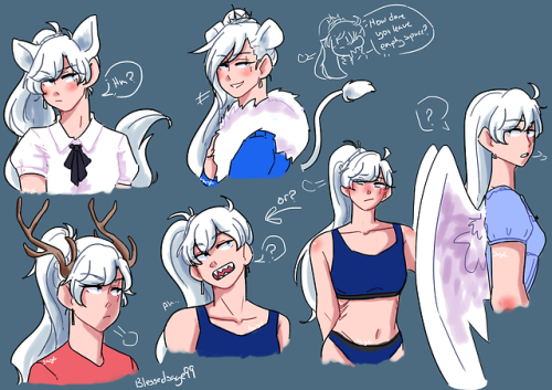 I Just Read A Couple Of Rlly Coolshark!weiss Fics And Now Im Like. Mildly Obsessed W The Idea Of Faunus!weiss