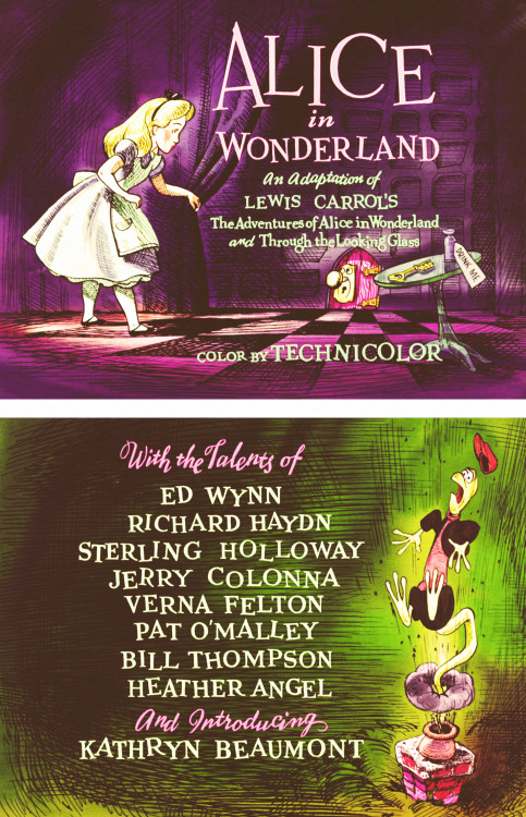 mydollyaviana:  Alice in Wonderland opening credits 