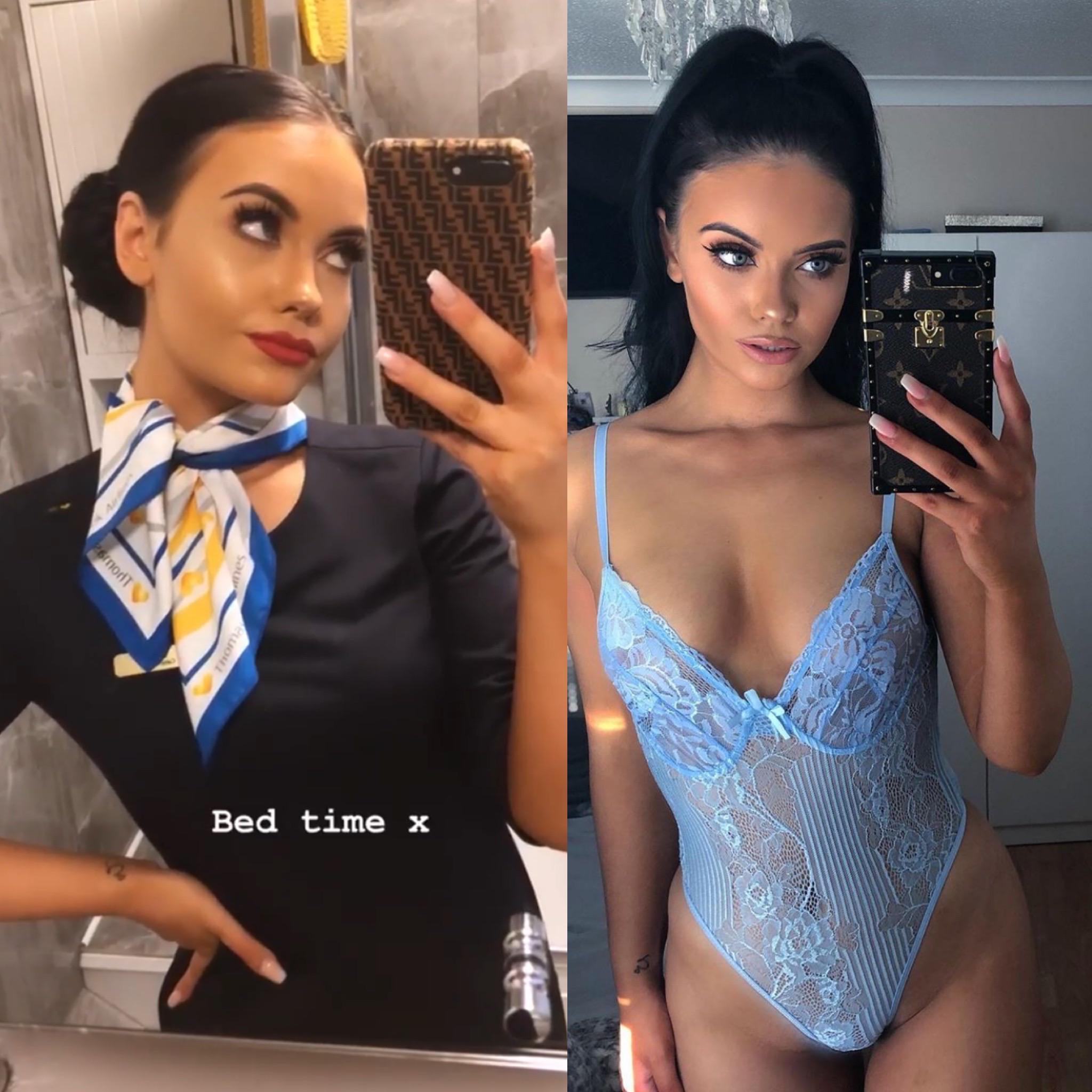 Onlyfans flight attendant Watch Gay