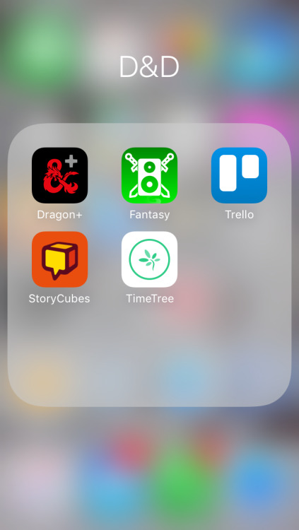 lady-sarenrae:  Dungeon Master Apps  Dragon + is great for updates to current content, it is a endless well of information that should spark anyone’s creativity. It’s all around a great publication.   RPG Sounds: Fantasy is awesome for atmosphere