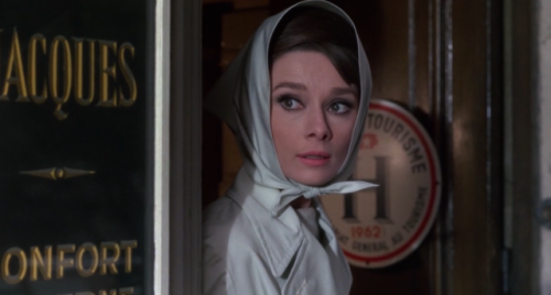  Audrey Hepburn in Charade (1963) dir. Stanley Donen 