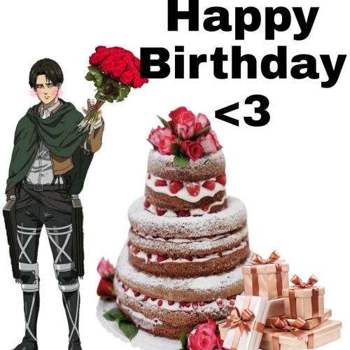 HAPPY BIRTHDAY LEVI ACKERMAN🫶😘