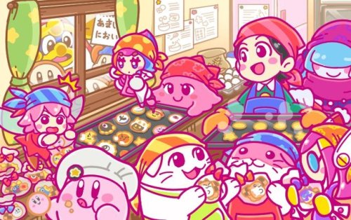 kirbypost-generator: kirbypost-generator:Kirby being shown to canonically participate in both girls’