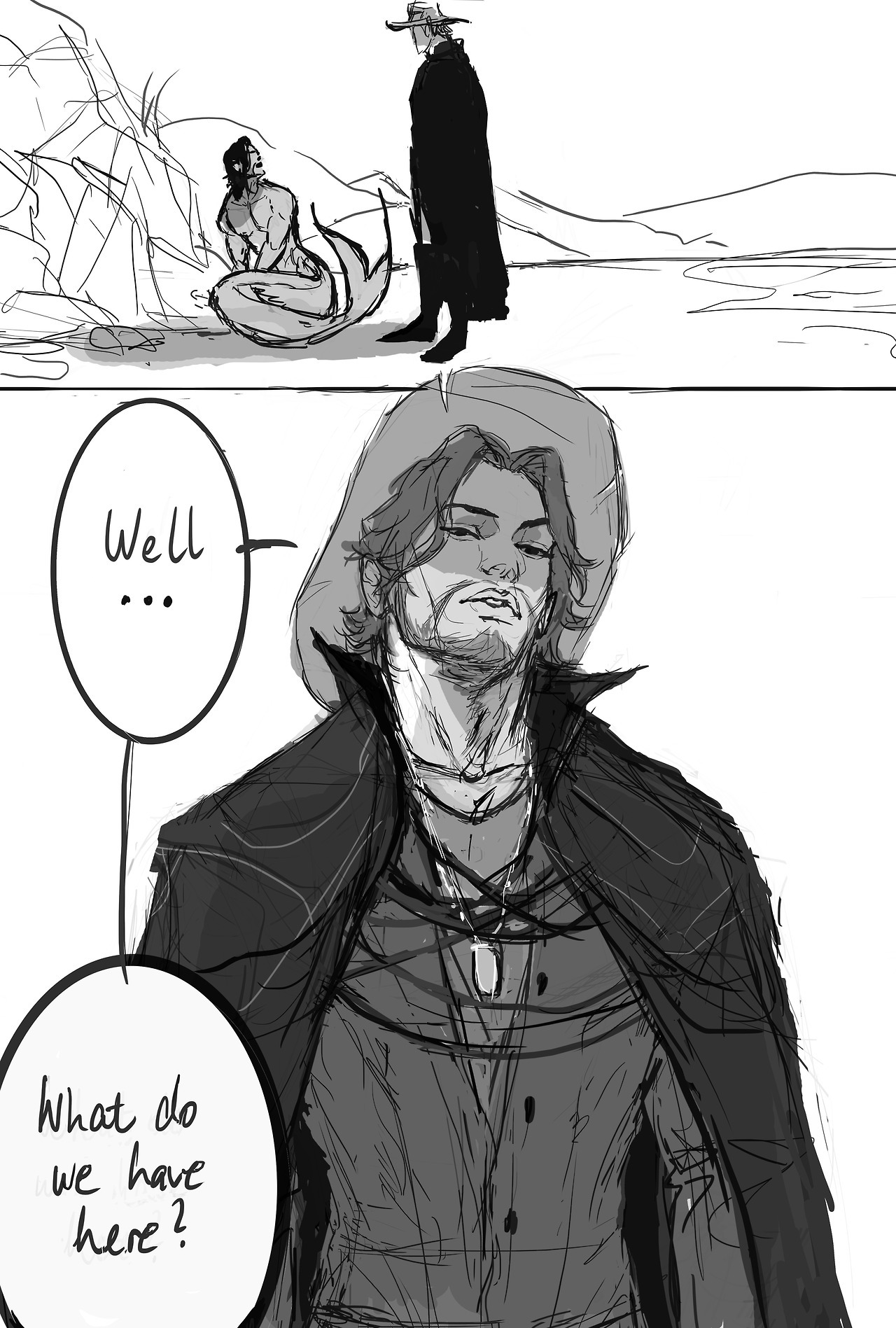 rebeza:  so I’m lowkey obsessed with pirate Mccree and merman Hanzo?