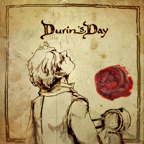 kannibal:  DURIN’S DAY  as it was in the beginning | [ LISTEN »]   Once every year, on the first day of the last moon of autumn on the threshold of Winter, it is permissible to ache once again.art and cover by Kannibal  These Days  NICO❝ I've