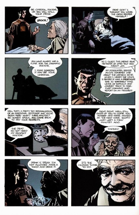 spockvarietyhour: The Wake written by Jeffrey Langart and letters by Steve Liebercolours by Wildstorm FX 