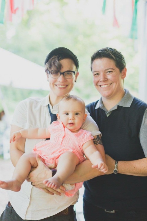 butchesandbabies:Robyn + Billie + Alysa // “At a friend’s wedding, their photographer captured an am