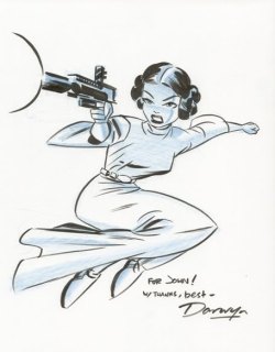 cooketimm:   Carrie Fisher (1956-2016)by Darwyn Cooke (1962-2016)   :(