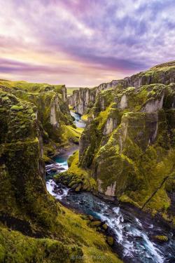 amazinglybeautifulphotography:  The most unreal real place I’ve ever been - Fjaðrárgljúfur Canyon, South Iceland [OC][1414x2121] @BersonPhotos - BersonPhotos