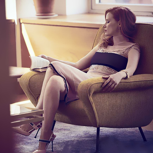 weheartfandom: Jessica Chastain for Town &amp; Country magazine.