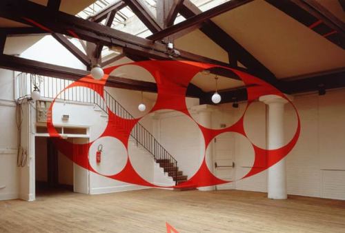 Felice Varini, installations based on the principle of Anamorphosis, 1979-2013. Source