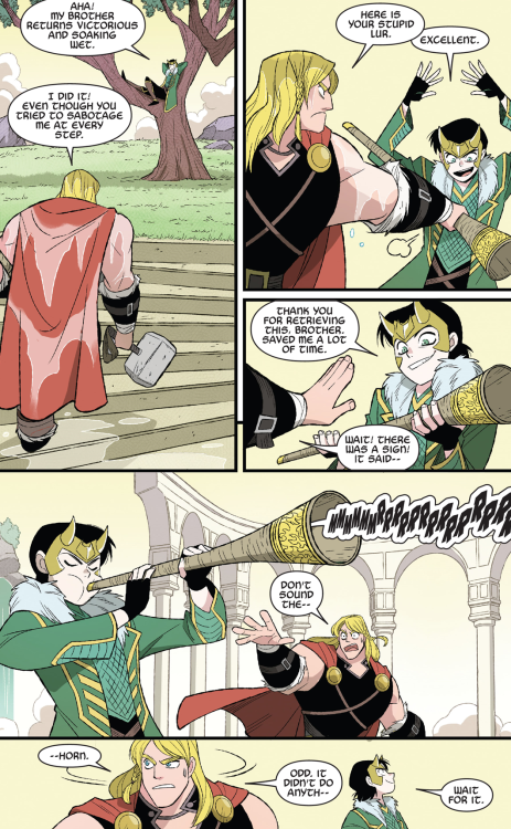 why-i-love-comics:Thor & Loki: Double Trouble #1 (2021)written by Mariko Tamakiart by GurihiruTh