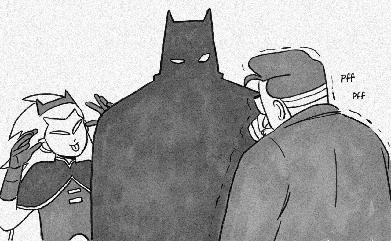 dopingues:  Time meassured in Robins and Commissioner Gordon’s Hair. EDIT PATCH
