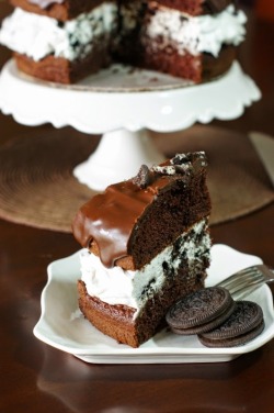 royal-food:  Chocolate Covered Oreo Cake