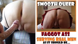 admireroftrannyfaggots:  Alpha Males with smooth effeminate queers.