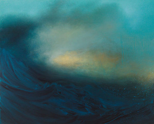cross-connect:Artist Samantha Keely Smith paints breathtaking abstract landscapes that resemble the 