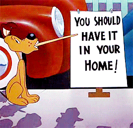 babeimgonnaleaveu:Porky Pig in Awful Orphan (1949) Story: Michael Maltese Dir. Chuck Jones