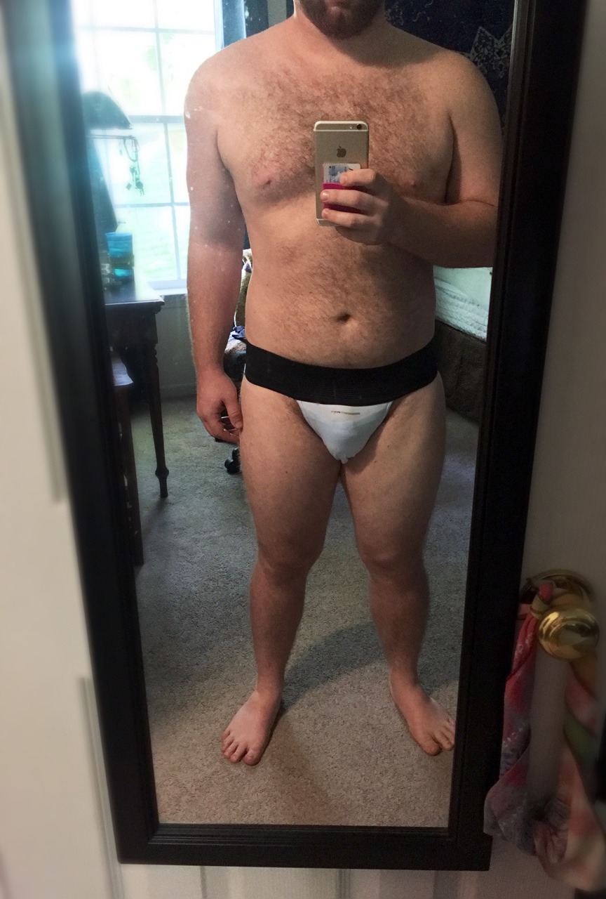 gingercubinalabama:  A jockstrap on a Monday.