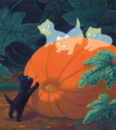 ritualsinthegarden:&ldquo;Halloween Reunion&rdquo; by Heather Franzen