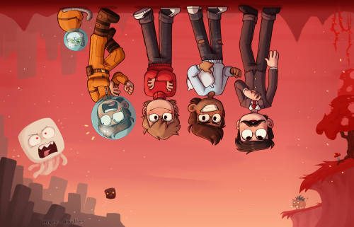 maxx-doodles:Upside down Squad in the Nether, what crimes will they commit?