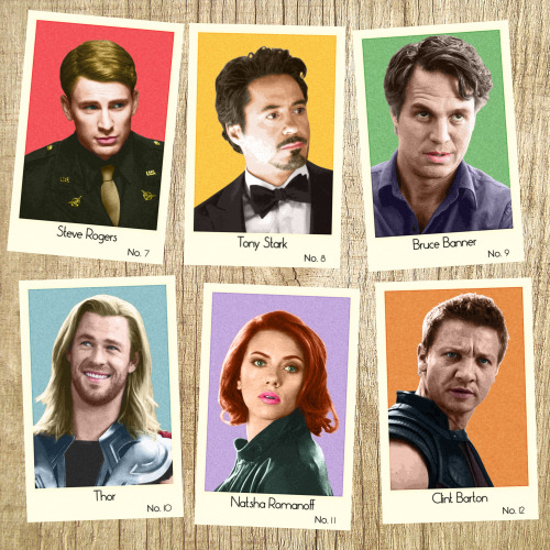 Marvel Trading Cards, 1-12. The “Avengers” and “Alternative Avengers” sets. 