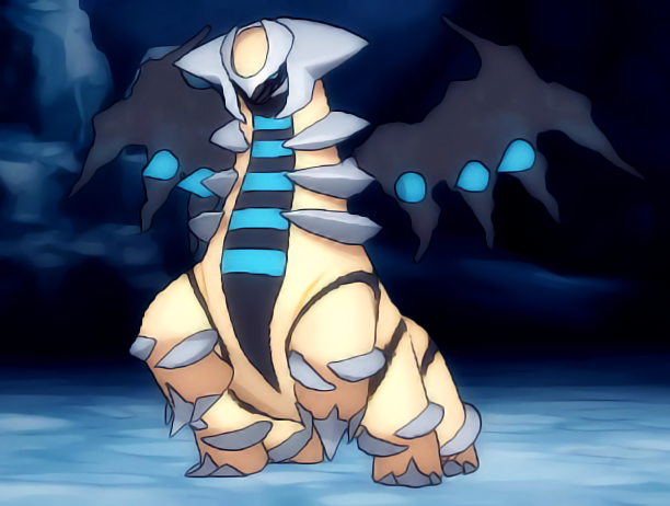 Shiny Giratina artwork.