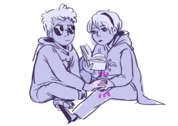 poidkea:  (thinks about homestuck) dave is holding rose’s hand  