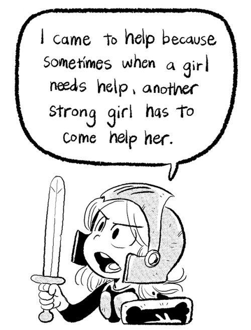 anthonyholden: Warrior Emie is only three years old, but speaks much wisdom. As always, more comics 