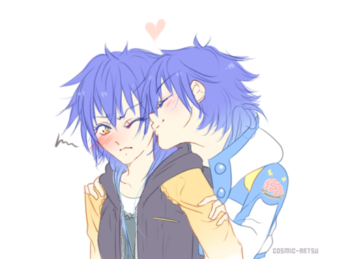 cosmic-artsu:  slyao smooch bc i know nebulousnoiz wants it :*