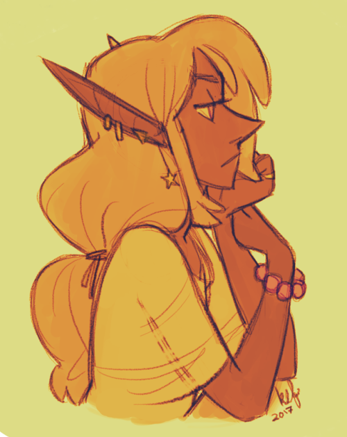 daughterofthestars:Help, this beautiful and arrogant elf named Taako will not leave my sketchbook an