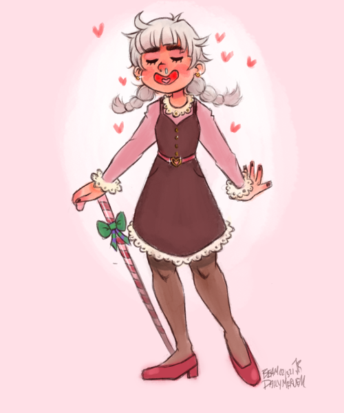 dailymeruem:She’s ready for her date with Meruem!! ♡♡♡