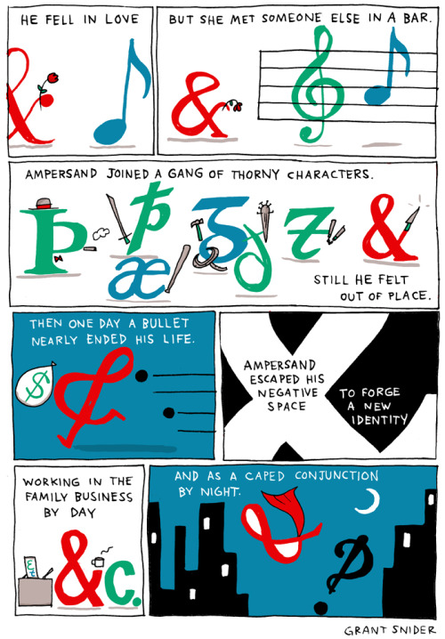 incidentalcomics: Adventures of the Ampersand This comic appears in the latest issue of The Sou