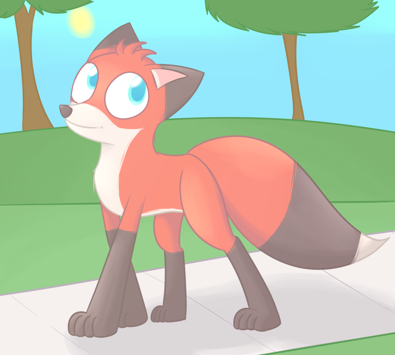 mrdegradation:I spent too much time on this just to show I added a white tip to Rex’s