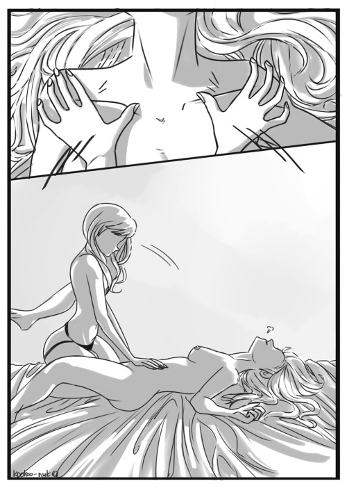 needs-more-butts:  glenn-griffon:  kookoo-nut:  Even though it is praised like hell and is on everyone’s grandmother’s fic rec lists, there just isn’t enough ‘Succumbre’ fanart out here. I decieded to change it. heyreadysteadygo, this one’s