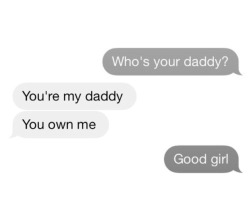 Yes, Daddy