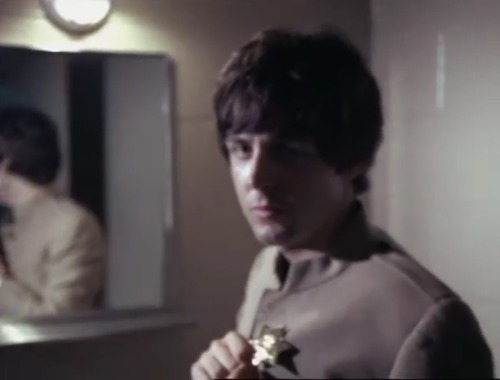 paulmccartneyswife: Paul getting ready before the 65 shea stadium concert 50 years ago today!
