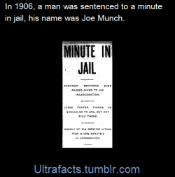 ultrafacts:Joe Munch received from Judge