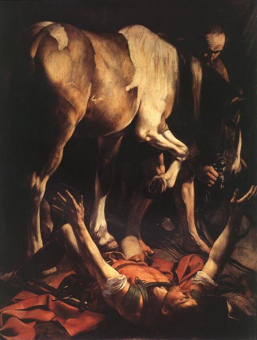 sergeiwitte:The Conversion on the Way to Damascus - Caravaggio