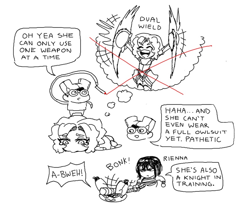 desdraws:Lily’s Incomplete KnightOwl suit