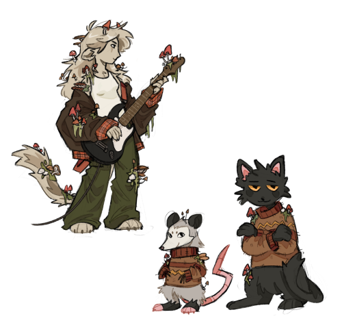 Thalia And Her Little Critter Friends! I'm New Here So I'm Gonna Start Posting Some Of My Old Art :3