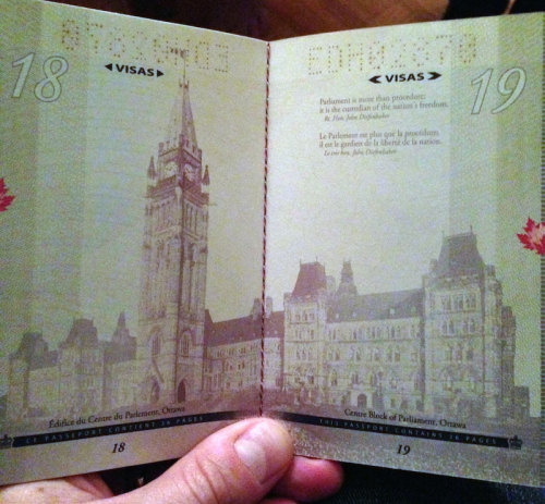 The New Canadian Passport is a big party under black light [link]