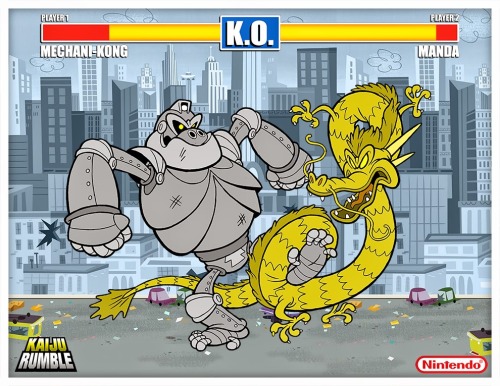 XXX xombiedirge:  Kaiju Rumble by Phil Postma / Blog / Store photo