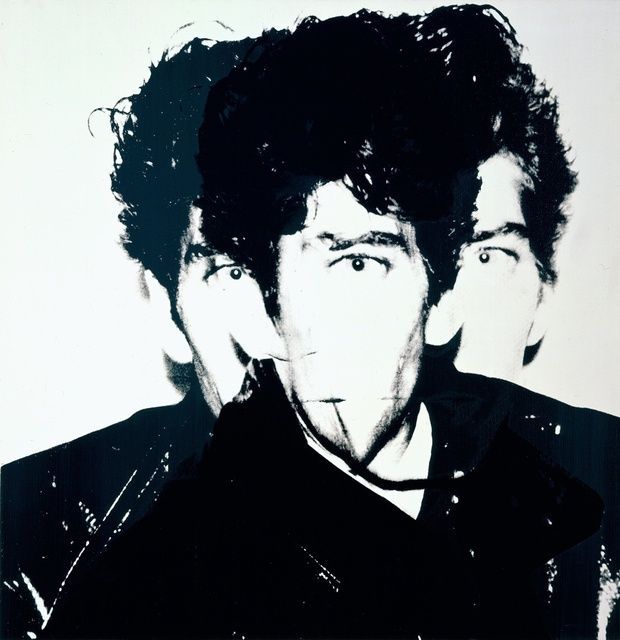 thecuratedcontent: Andy Warhol - Robert Mapplethorpe, 1983 Acrylic and silkscreen