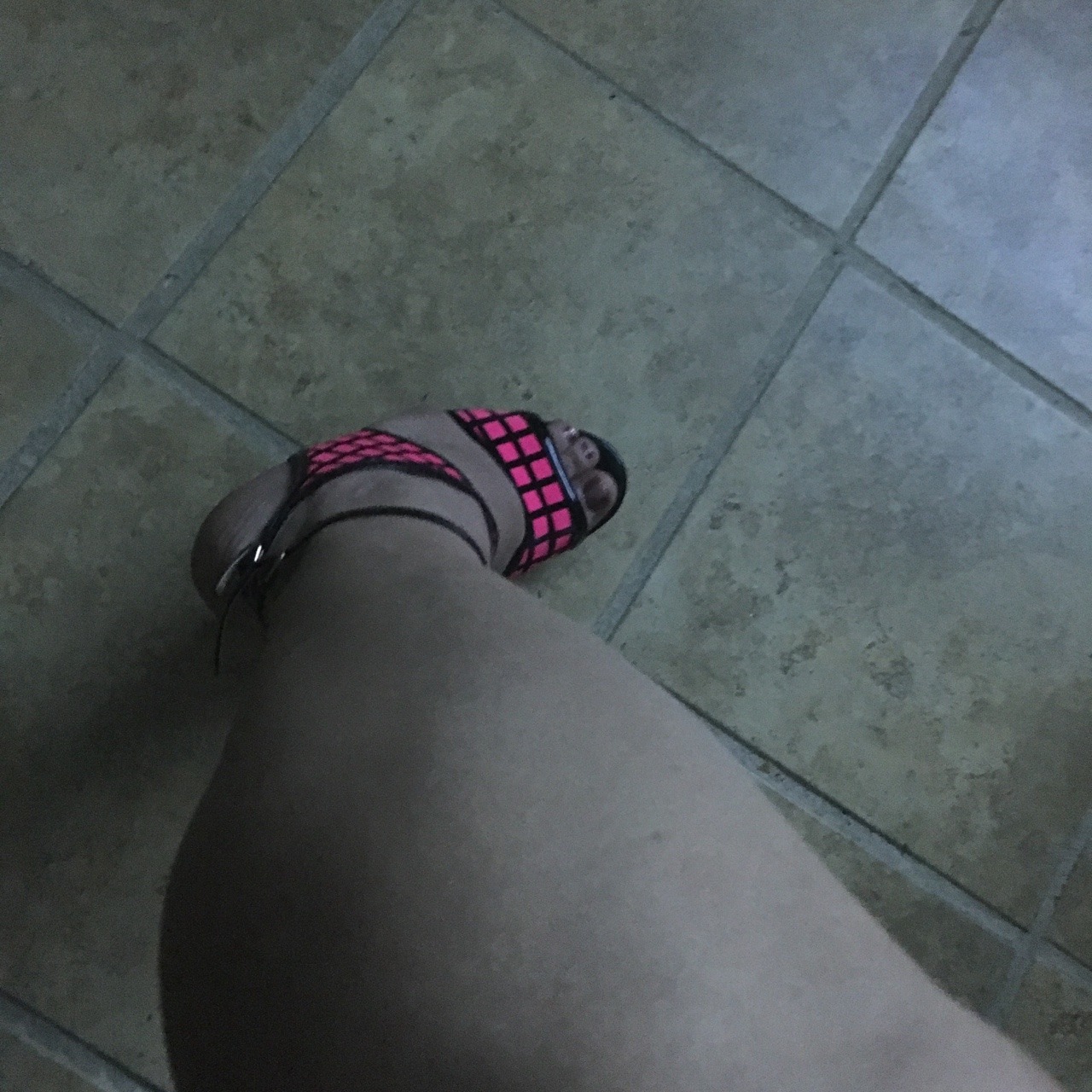 I&rsquo;m such a shoe sissy whore  Love my silky smooth legs and pink fuck me