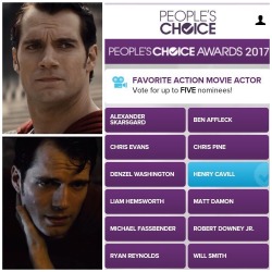 henrycavillnews:  VOTE to shortlist #HenryCavill