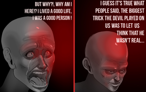 sixpenceee:  A creepy comic based off of this creepy story. Here are some other horror comics mentioned on this blog:KelpieSix Terrifying ComicsMonster in My Closet