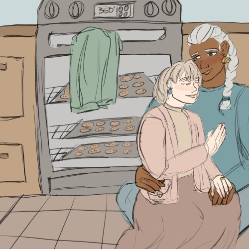 stringcheeseboiii: sometimes, self-care is cuddling with ur lover in the kitchen while you wait for 