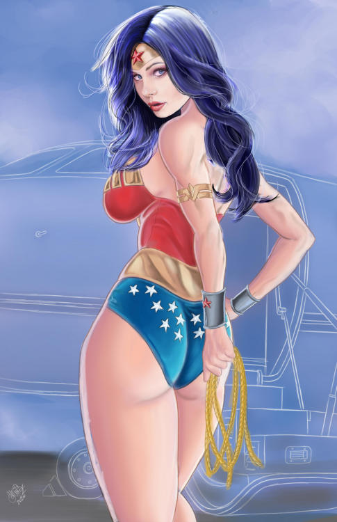 theagar: (via Wonder Woman (retro outfit) by go-kun on DeviantArt)