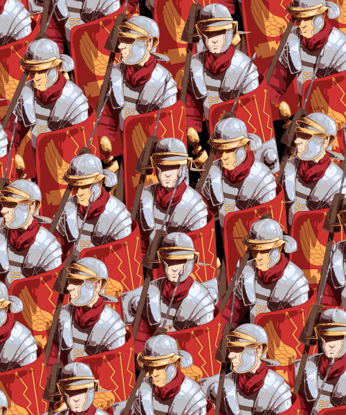 Roman legionary pattern from 2016. I need to do some more repeating patterns in the future!  