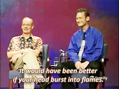 zavocado:downeyjred:endless list of favorite whose line moments ↳ ryan breaks the desk glass (but do